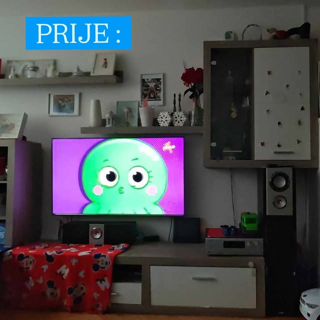 Dnevni boravak prije uređenja